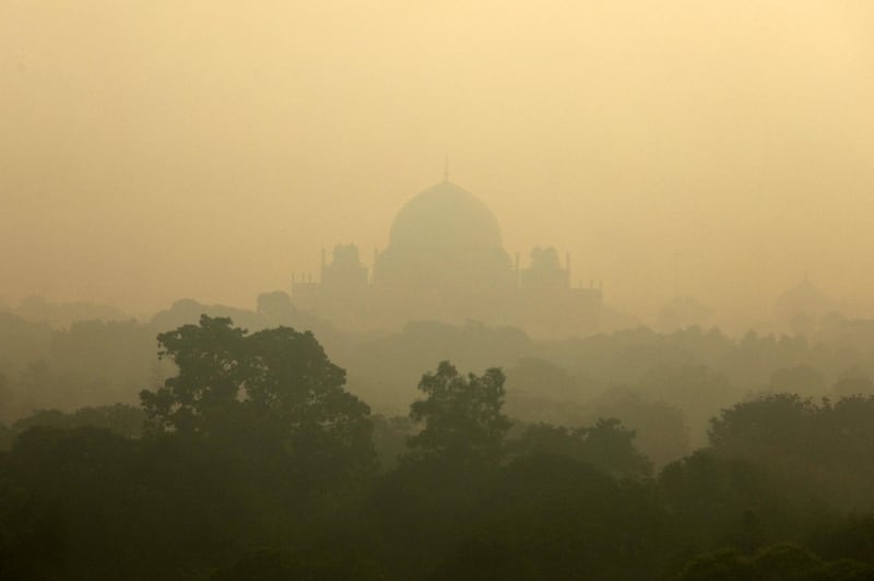 The Humayun's Tomb is seen shrouded in smog in New Delhi, India. Reuters