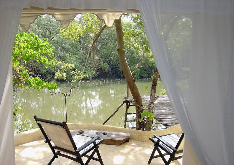A handout photo of Elsewhere's Otter Creek Tents in Goa,  India (Denzil Sequeira / www.aSeaScape.com) NOTE: For Travel's Top 10 Glamping Holidays 