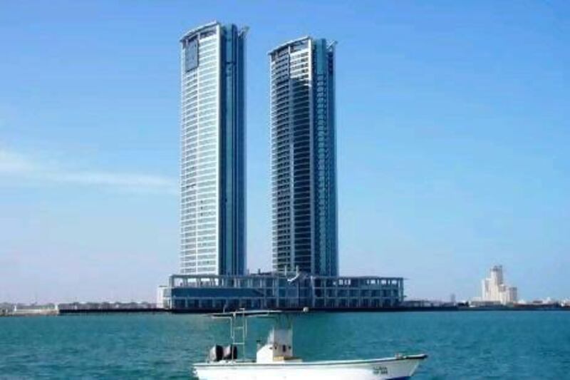 RAK Properties' headquarters, the 45-storey Julphar Towers. Courtesy RAK Properties