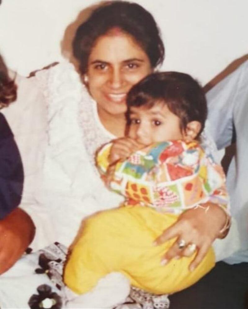 Fast bowler Jasprit Bumrah with his mother Daljit Bumrah. 