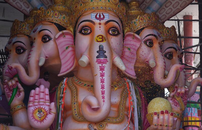 Elephant-headed Hindu God Ganesha is one of the proposed gods for the banknotes. AP
