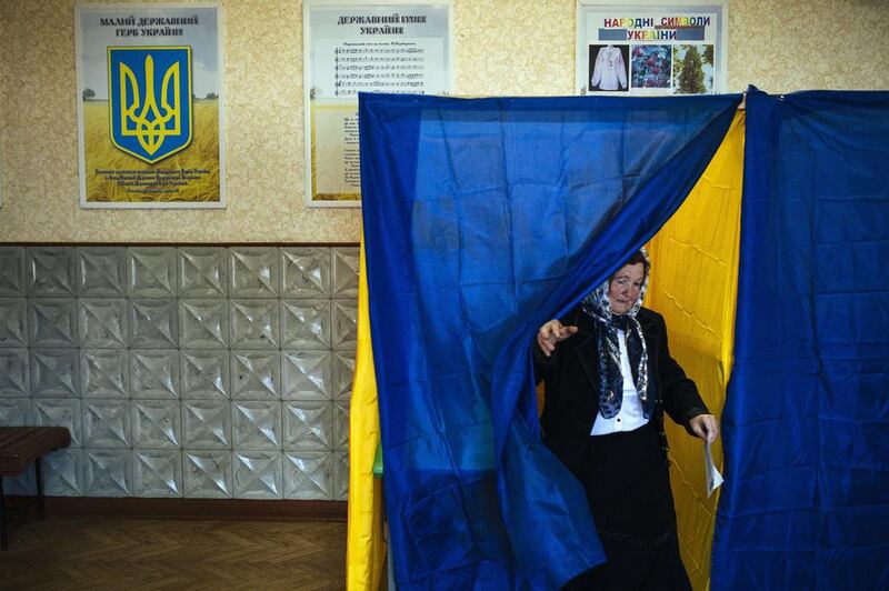 For a vote on which so much hangs, the referendum in the regions of Luhansk and Donetsk, which has declared itself a “People’s Republic”, seemed a decidedly ad hoc affair.  Dimitar Dilkoff/AFP