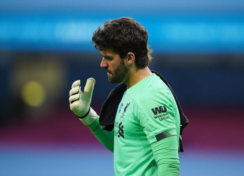 Alisson Becker - 6: Left hopelessly exposed by a defence that has been so good this season. Will have been relieved that Mahrez's goal that flew in at his near post was disallowed.  No chance with any of the goals, to be fair. Reuters