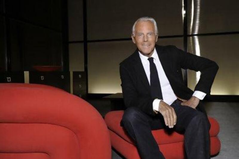 Giorgio Armani. Stefano Guindani