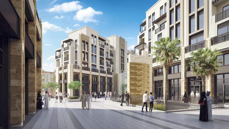 Waterfront apartments will overlook The Creek, to an extension of the Deira Souk.