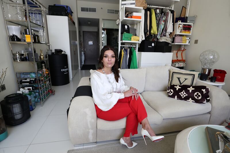 Ylenia Cossu pays Dh70,000 for a studio apartment overlooking Palm Jumeirah’s Club Vista Mare. All pictures by Chris Whiteoak / The National