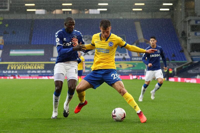 Solly March - 7: He was Brighton’s main threat, delivering some good crosses into the box. Assisted Bissouma’s goal with a header. Getty