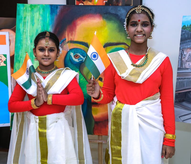School pupils were a big part of the celebration to mark India's Independence Day. 