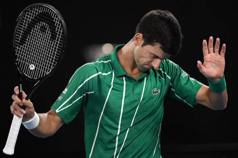 Novak Djokovic. AFP