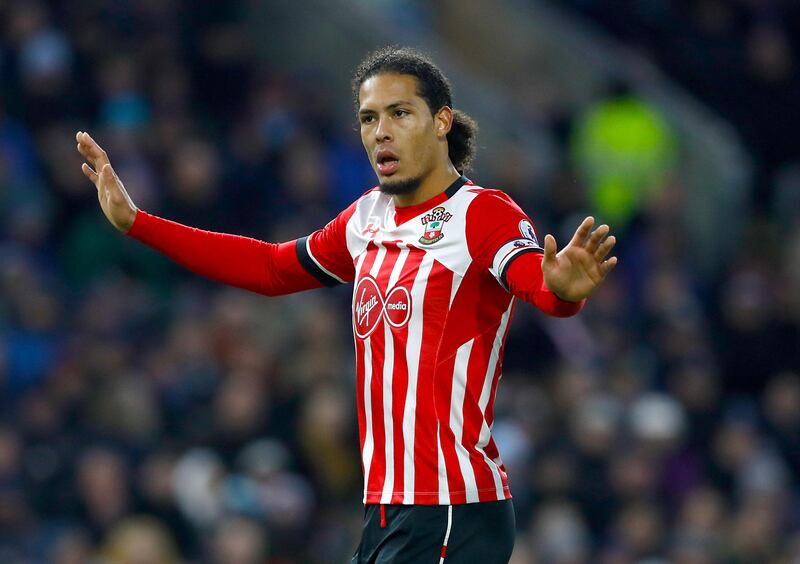 File photo dated 14-01-2017 of Virgil van Dijk. PRESS ASSOCIATION Photo. Issue date: Wednesday August 16, 2017. Southampton defender Virgil van Dijk is "not for sale in this window", club chairman Ralph Krueger has told Press Association Sport. See PA story SOCCER Southampton. Photo credit should read Martin Rickett/PA Wire.