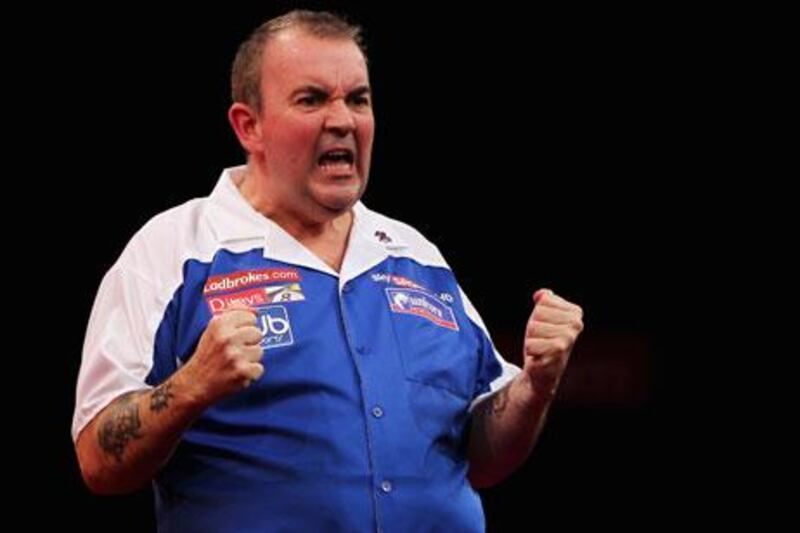 Phil "The Power" Taylor is a 16-time world champion but concedes to having butterflies about competing in the open-air tournament at Dubai.