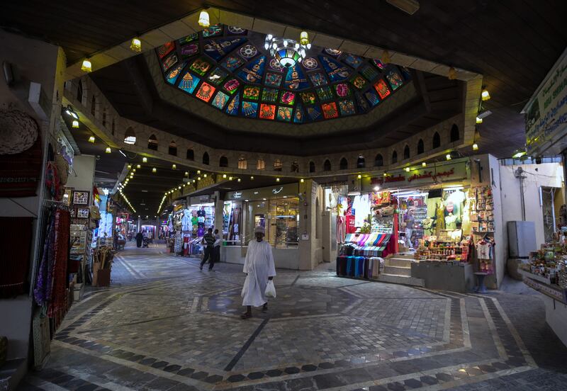 Mutrah Souq is located along the corniche in Muscat, Oman. All photos: Victor Besa / The National