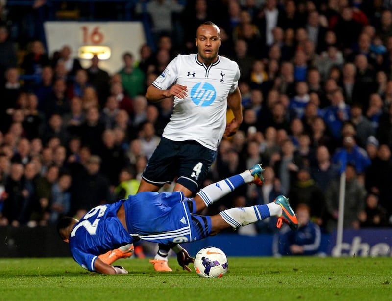 Centre-back: Younes Kaboul, Tottenham Hotspur. Conceded a penalty and was sent off in Spurs' 4-0 thrashing at the hands of Chelsea. Mike Hewitt / Getty Images