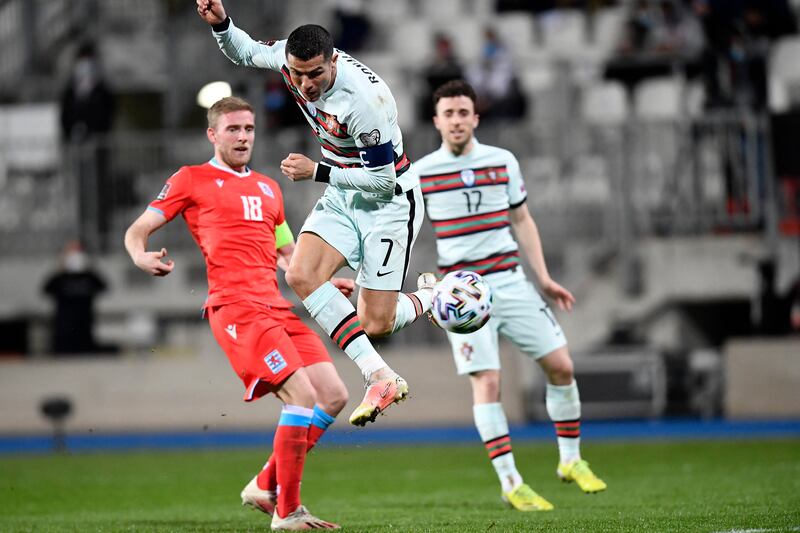 March 30, 2021. Luxembourg 1 (Rodrigues 30') Portugal 3 (Jota 45+2', Ronaldo 51', Palinha 80'): A Gerson Rodrigues header put Luxembourg into a shock first-half lead but Portugal recovered to secure victory but failed to convince against a team that had won away to Republic of Ireland three days earlier. Santos said: "We started really slow. We spent 30 minutes playing like it was a friendly game, with no intensity. The technical quality is not enough, I told the players that." AFP