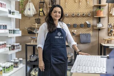 The growing trend of pottery in Dubai, with more studios opening up around the city, we look at what draws people into the craft. Feature on The Mud House located in Al Quoz industrial are in Dubai on June 8th, 2021. Founder and owner Preeti Pawani.Antonie Robertson / The National.Reporter: Alexandra Chaves for National