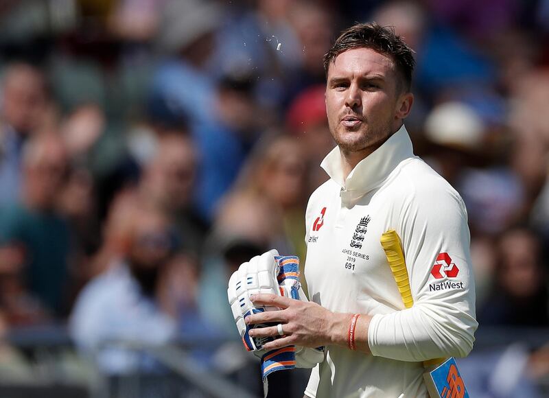 Jason Roy (4/10): Should really be in minus figures for charging past one when trying to save the game. Needs to get his head round Test cricket fast. Getty Images