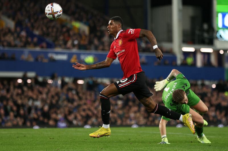 Marcus Rashford – 8. Fast and effective on the left – in a tough battle with Colman too. Fine cross for Casemiro on 42. Thought he’d scored a third, but VAR said otherwise. Getty