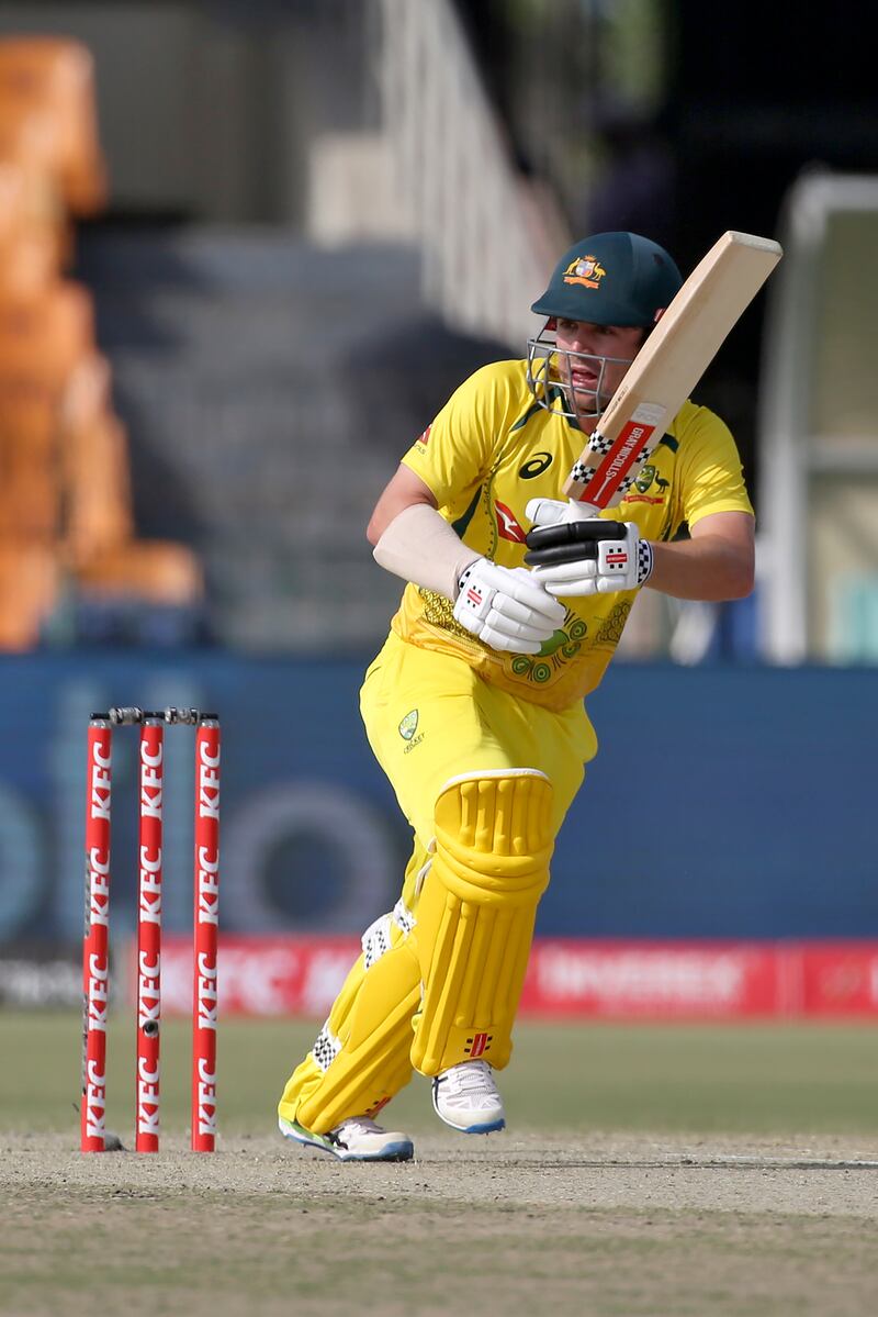 Australia's Travis Head bats during the first ODI against Pakistan in Lahore. AP