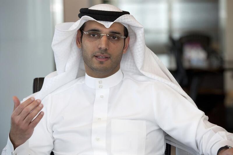 Hisham Alrayes of Gulf Finance House says their new strategy is primarily focused on creation of a financial group. Razan Alzayani / The National