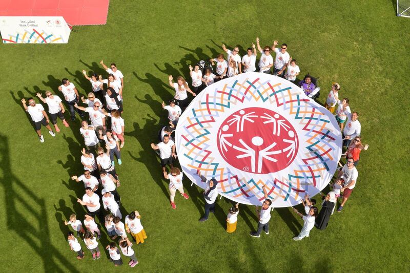 The countdown to the Special Olympic Mena Games begins. Courtesy Seven Media