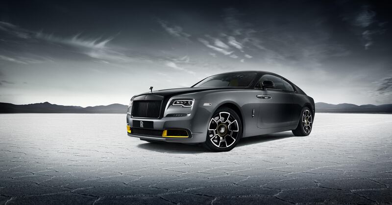 The design  of the Rolls-Royce Black Badge Wraith Black Arrow has been inspired by a 1930s land-speed-record holder, but this one looks a little nicer. All photos: Rolls-Royce