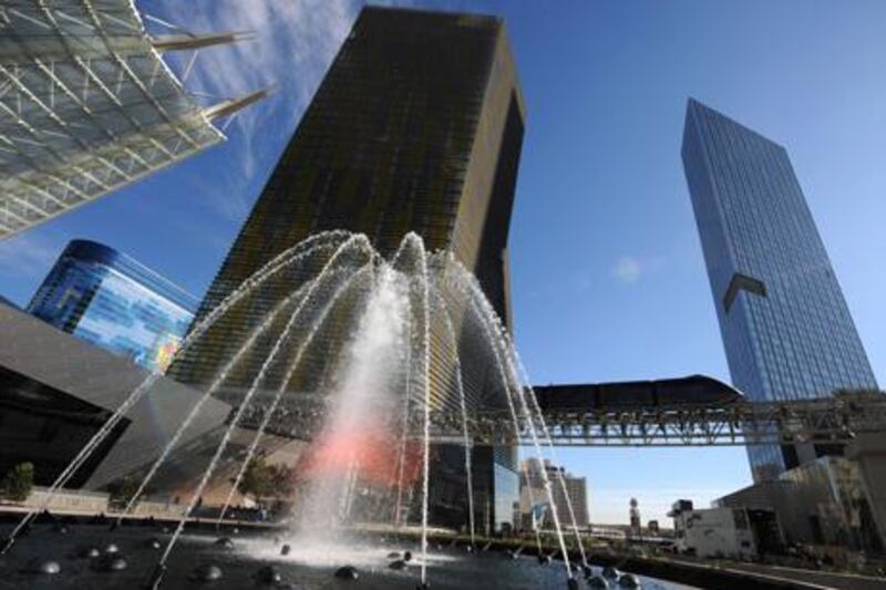 The 1.6-million-square-metre CityCenter in Las Vegas is a development of hotels, condominiums and shops. At US$8.5 million (Dh31.2 bn), it is the most expensive privately funded construction project in US history.