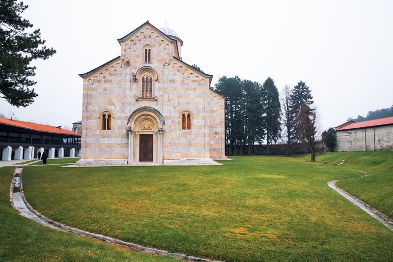 HGHCHM Serbian Orthodox Monastery Visoki Decani, Kosovo and Metohija, Serbia