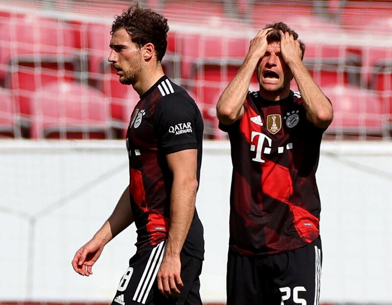 Bayern Munich's Thomas Muller during the match against Mainz on Saturday. Reuters