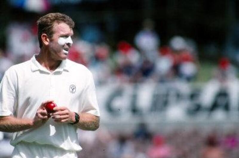 AUSTRALIA - NOVEMBER 12: Craig McDermott of Australia prepares to bowl in a Test match on November 12, 1993 in Australia. (Photo by Getty Images)