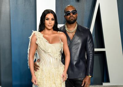 Kim Kardashian filed for divorce from Ye last year. AP