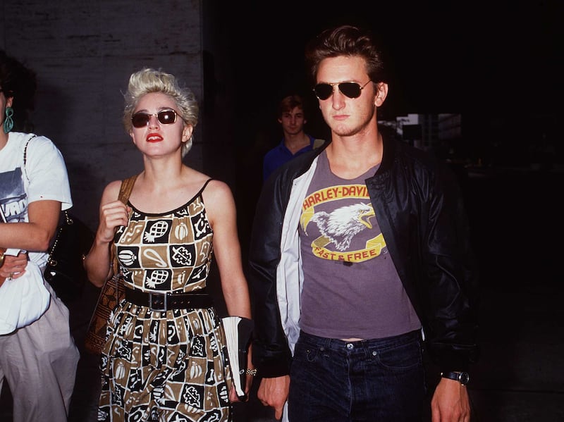 1986 Madonna and Sean Penn.