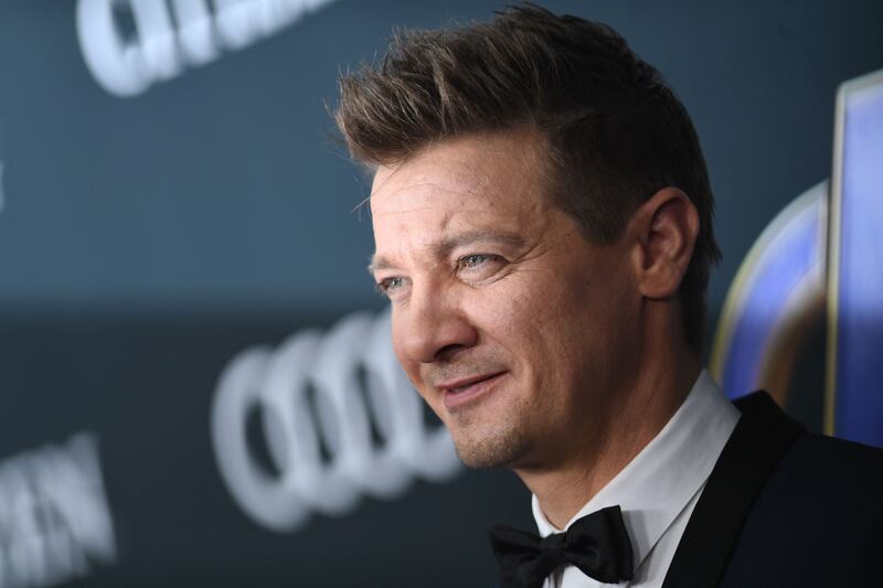 Jeremy Renner, known for his role as Hawkeye in several Marvel blockbusters. Photo: AFP