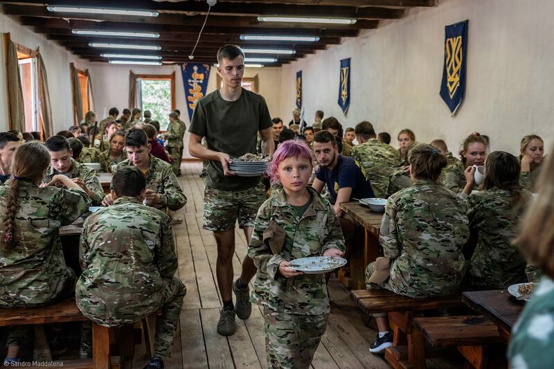 'Children in Camouflage' by Sandro Maddalena (Italy) - Pink Lady Food Photographer of the Year (Europe) category