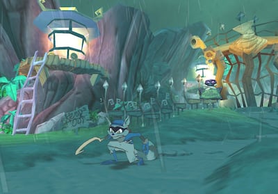 In Sly Cooper, players go on missions to retrieve pages from a stolen book. Photo: Sony