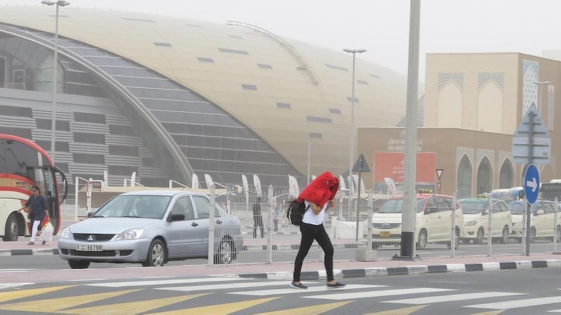 High winds could cause blowing dust in some areas. The National