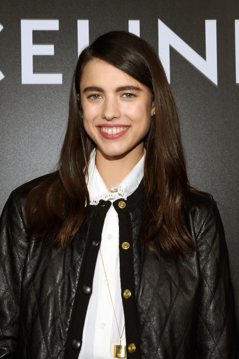 Margaret Qualley attends the Celine show as part of Paris Fashion Week on September 27, 2019. Getty Images