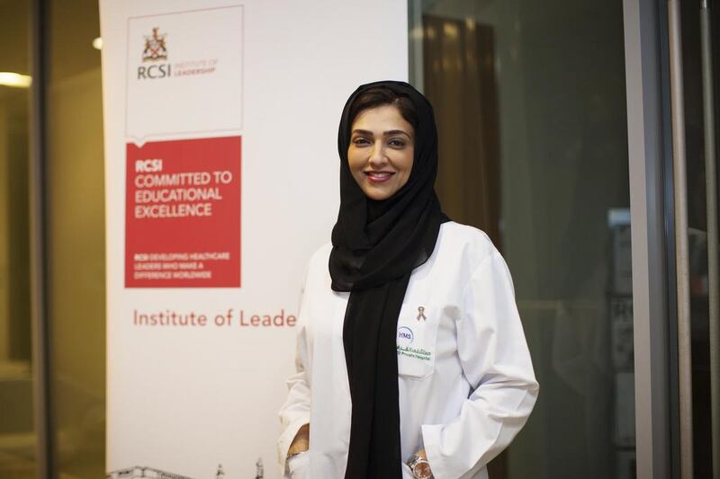 Emirati gynaecologist Sheikha Dr Alia Humaid Al Qassimi. Anna Nielsen for The National 