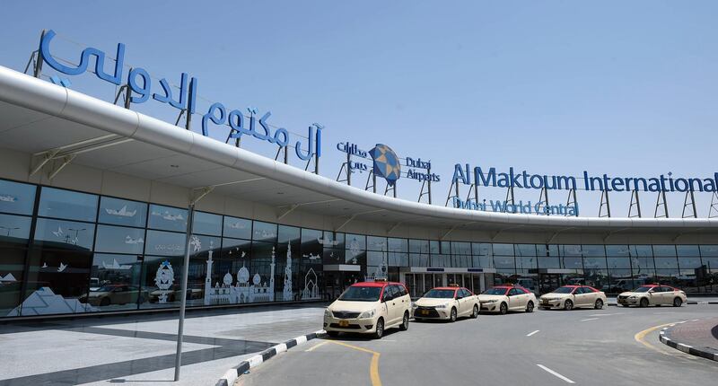 Taxi fares from Al Maktoum International Airport will be cut by 75 per cent while renovation work is carried out at Dubai International Airport. Courtesy RTA