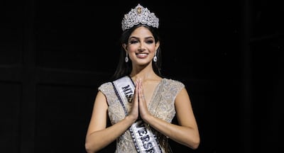 Miss Universe 2021 Harnaaz Sandhu won the 70th Miss Universe beauty pageant in Israel. AFP