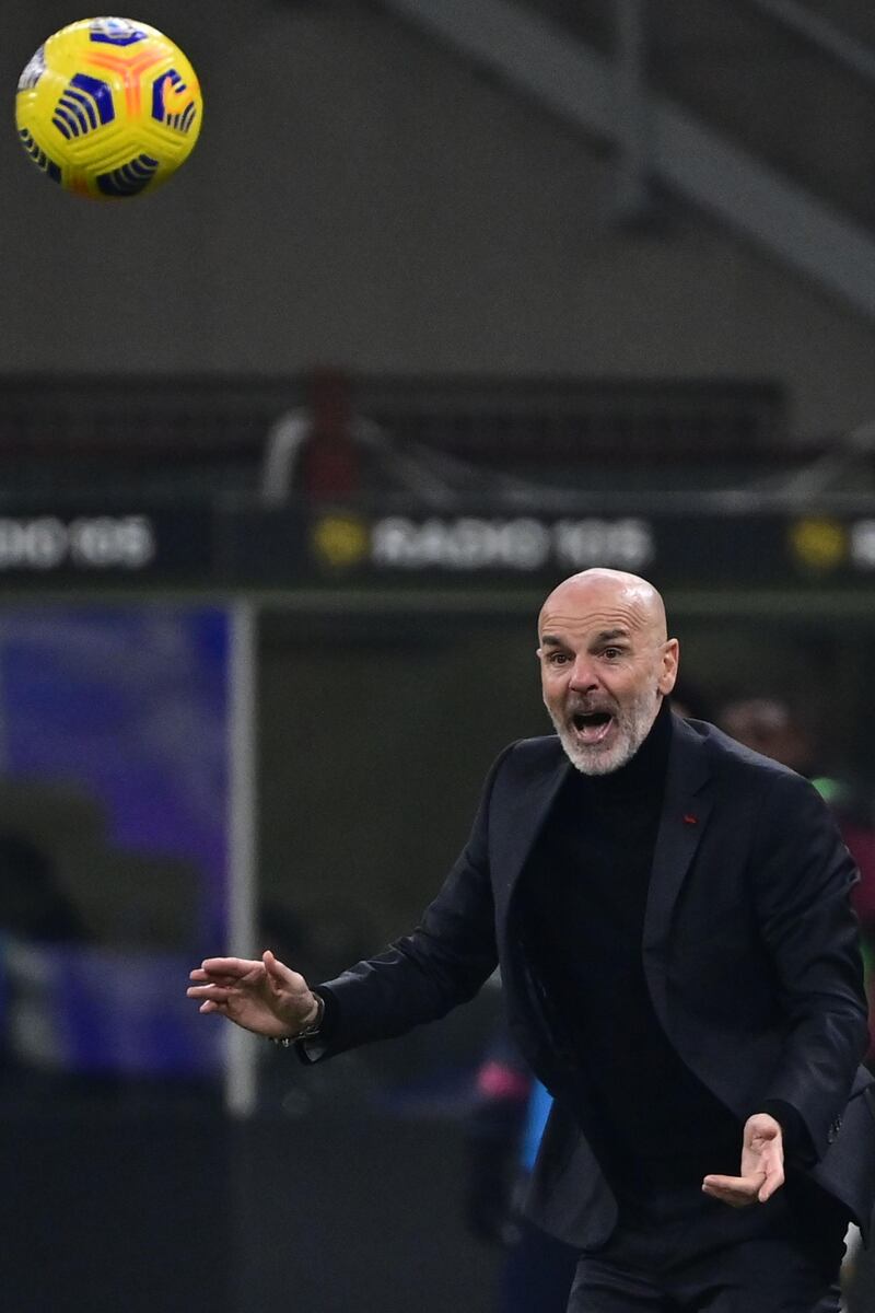 AC Milan manager Stefano Pioli. AFP