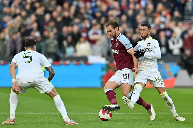 Craig Dawson 8 – Commanding in the heart of defence. His smart positioning and dominant presence in the air afforded his goalkeeper a comfortable night. Almost at fault for a late Leeds equaliser as he failed to block Harrison’s cross. AFP