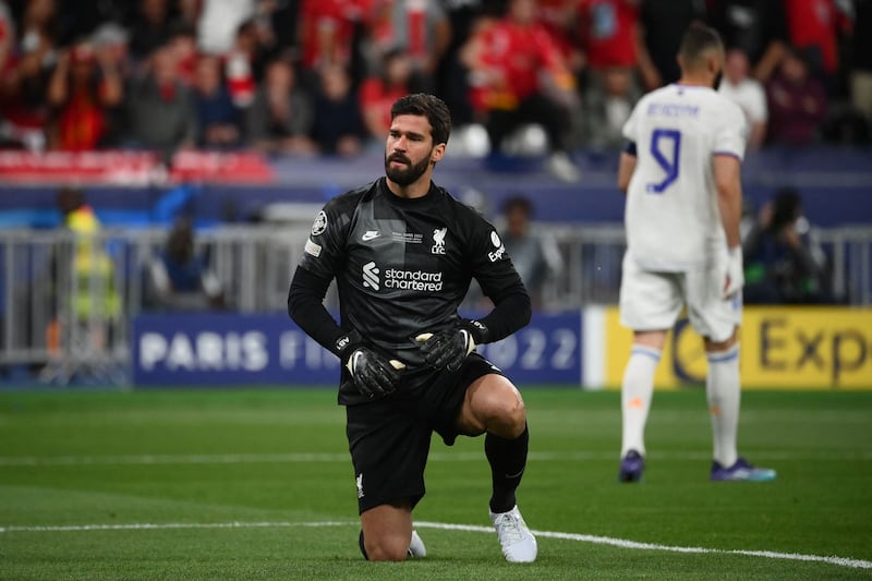 LIVERPOOL RATINGS: Alisson Becker - 6. The Brazilian had little to do but got into a muddle for the disallowed goal. Some of his expeditions out of his area verged on erratic. AFP