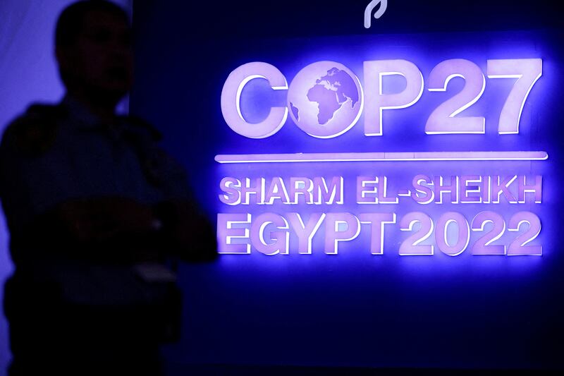 The Cop27 climate summit was held in the Red Sea resort of Sharm El Sheikh, Egypt. Reuters