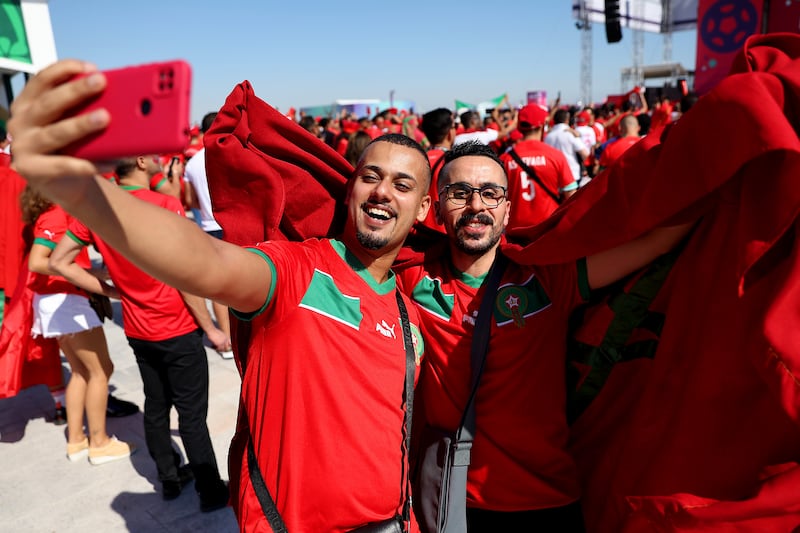 After Argentina's shock defeat to Saudi Arabia, some Morocco fans were excited at the potential of another surprise result. Getty Images
