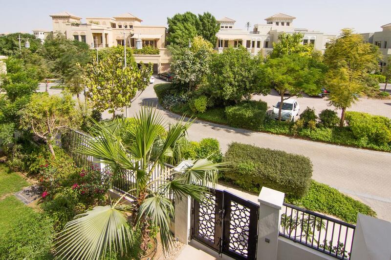 This 24,000 square foot villa in Dubai’s exclusive Al Barari development is on sale for just under Dh24 million. It comes complete with its own private river, courtesy of the owner buying up the plot adjacent to the home. Courtesy Luxhabitat