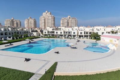 Al Hamra Village has swimming pools, three beaches and a sailing club. Antonie Robertson / The National