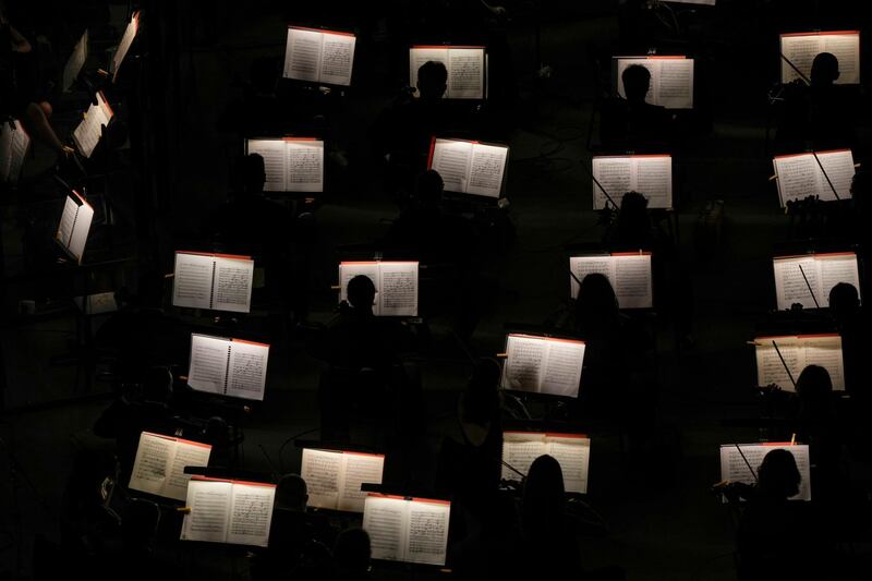Musicians perform during I Pagliacci lyric opera, at the Arena di Verona theatre, in Verona, Italy. AP Photo