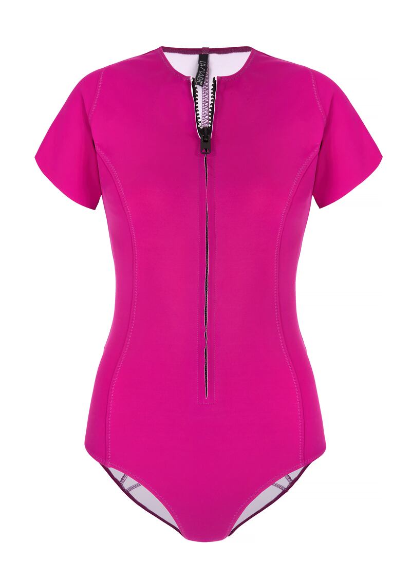 A swimwear design by Lisa Marie Fernandez available at TheOutnet.com. Courtesy The Outnet