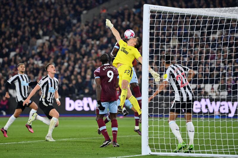 NEWCASTLE RATINGS: Nick Pope 6: Rare mistake from big keeper when caught in flapping at thin air before Zouma’s goal. Solid apart from that, though, to be fair. Getty