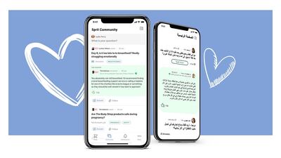 Sprii has launched a community app in English and Arabic. Courtesy Sprii